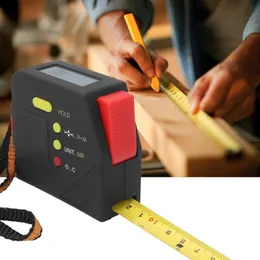 Bandåtgärder Tape Ruler Digital 5M Digital LCD Display Mätning Tejp Electronic Measuring Tape Woodworking Ruler 230516