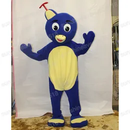 Performance Yellow Cattle Mascot Costume Unisex Cotton Broadcloth Full ...