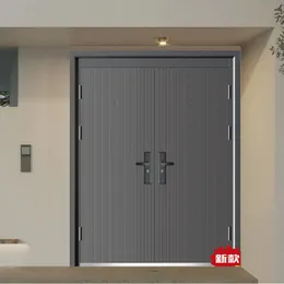 Porta de engenharia Fashion Porta cinza Protetor solar chuva Anti-roubo Fabricantes de portas de garagem