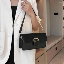 Evening Bags Fashion Luxury Chain Women's Shoulder Bag Famous Light Underarm Square Crossbody For Women Leather Hadbag