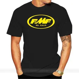 Herrt-shirts fmf racing t-shirt fmf racing exaust system ama motocross t-shirt bomull t-shirt män sommar mode t-shirt euro storlek j230516