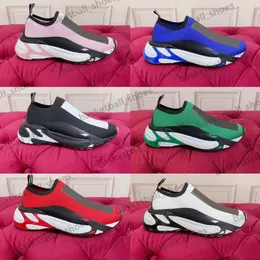 Projektanci mężczyźni damskie rozciąganie siatki szybkie buty Solek Dzian Sock Runner Sneakers Sports Men Comfort Speed ​​Treners Rozmiar 35-45