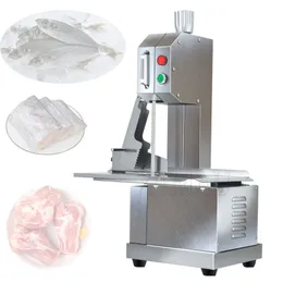 Electric Meat Bone Saw Machine Industrial Stainless Steel Beef Chicken Meat Cutting Machine 220V