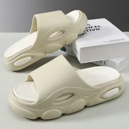 Slippers Sandal Platform 5Cm Pria Bantalan Udara Lembut Wanita EVA Modis Jepit Sepatu Luar Ruangan Musim Panas 2023 230517