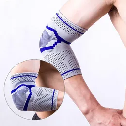 Podkładki kolanowe Elbow Sports Protector Rękaw silikonowy Brace High Elastic do jazdy na rowerze do koszykówki tenisowej