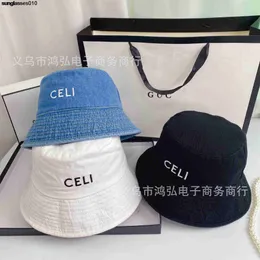 2022 Original de alta qualidade CE CE CE HOME Bordado Denim Four Seasons Fisherman Hat