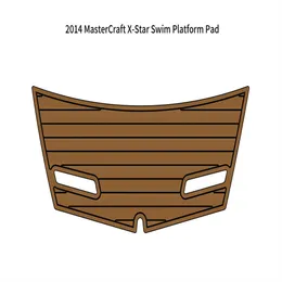 2014 Mastercraft X-Star Swim Platform Pad Pad Boat Eva Foam Faux Teak Deck Mat