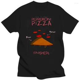 Męskie koszule tshirt pepperoni pizza prosta koszulka koszulka koszulka