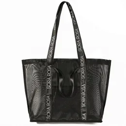 Calvin klein mesh beach bag store