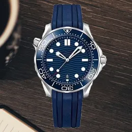Luxury men's watch moissanite watch to create sports sapphire glass bezel stainless steel wristwatch original buckle bracelet black dial mens watchs