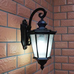 Lampy ścienne Vintage LED Pakiet Lekkie IP54 Wodoodporne urządzenie zewnętrzne do lampy ananasowej na dziedzińcu Halka 220V/110V