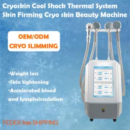 Top Cold Thermal Shock Cryo Slimming Machine Best Safety Portable Cryoskin Freeze Device