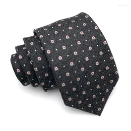 Bow Ties 2023 Mash Mass Mens Krawat Wysokiej jakości sukienka biznesowa Suit 7 cm Formal Causal With Dift XC62