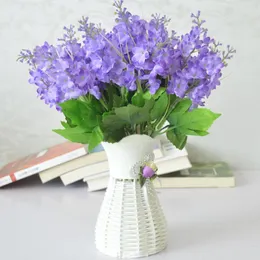 Decorative Flowers Decor Bridal Floral Home Decoration Flores Hyacinth Violet Flower Artificial Marriage Birthday Party Wedding