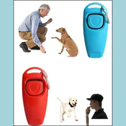 개 훈련 순종 애완 동물 호루라기와 강아지 중지 짖는 짖는 도구 도구 휴대용 트레이너 프로 홈 어드버리 FMT2119