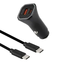 OLESiT UNS-C016 Billaddare PD 38W Billaddning Ny Dual C USB Snabbladdning Blixtladdning USB-C Billaddning