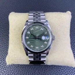 Temiz fabrika 36mm Süper Erkek İzle DATE-JUST mekanik Otomatik Cal.3235 hareket Saatler 904L Çelik İzle Jubilee Bilezik Flüt Çerçeve Moda Su Geçirmez