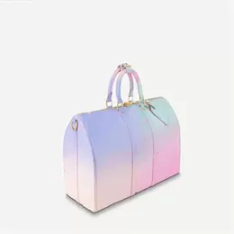 2023 Designer Bags Duffle Bag Classic 45 50 55 Travel Bagage For Men Real Leather Top Quality Women Crossbody Totes Shoulder Bags Mens Womens Handväskor 5 färger