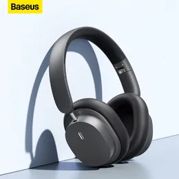 Auricolari per cellulare Baseus Bowie D05 Auricolare Bluetooth senza fili 5.3 Auricolare stereo HIFI Driver da 40 mm Cuffie pieghevoli sopra l'orecchio 70H Tempo 230517