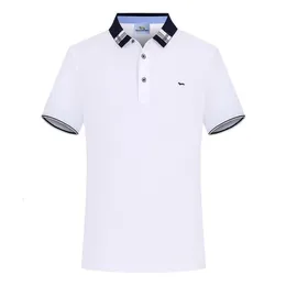 Męska letnia koszulka polo Mężczyzn Casual Slim Fit Bawełny oddychający solidny haft z krótkim rękawem Harmont Blaine 230517