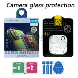 3D HD Helder Krasbestendig Achteruitrijcamera Lensbeschermer Gehard glas met flitscirkel voor iPhone 14 13 12 11 mini Pro Max 14plus met doos