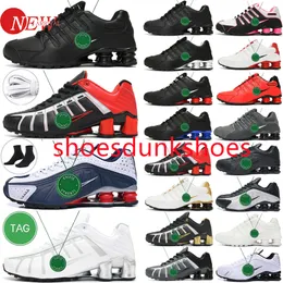 2024 Men shox tl og r4 running shoes shoxs avenue 803 301 809 shoes triple black white red metallic racer blue navy pink neymar for mens woman sports trainers size 12