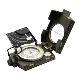 Gadget all'aperto Geologia Compass per avvistamento di eserciti militari professionisti Campeggio luminoso