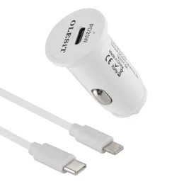 OLESiT UNS-C032 Caricabatteria per auto PD 20W Ricarica per auto Nuovo Dual C Ricarica rapida USB Ricarica flash Ricarica per auto USB-C