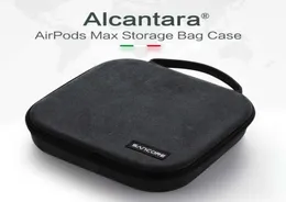 SanCore Alcantara For AirPods Max Pouch Portable Storage Bag Case AntiFall Easy Carry Storage Pouch Earphone Handbag Cover9032235