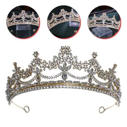 Клипы для волос Barrettes unfinestone Crown Wedding Beautiful Berise Tiara Headrress Prop Girl Crownhair