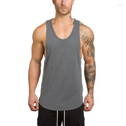 Canotte da uomo in cotone stile estivo senza maniche gilet da uomo jogger fitness esercizio sportivo streetwear camicia casual