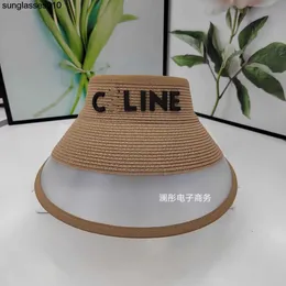 Three Dimensional CE Home Sunscreen Empty Top Straw Hat Anti Ultraviolet Cover Face Beach Hat Outdoor Sun Hat