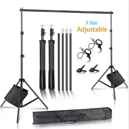 Lighting Studio Accessories SH Background Stand Support System Pography Backdrop Kit Holder with Carry Bag for Muslins Backdrops Paper and Canvas 230516