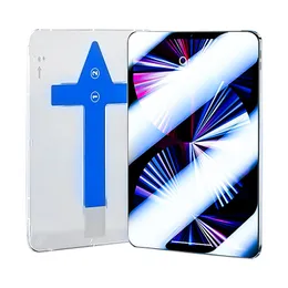 Ez Fit Screen Protector dla iPad Pro Air 11 12,9 10,9 10.5 10.2 Mini 4 5 6 -calowy tablet HD przezroczysty groźna folia szklana WTIH Tacka instalacyjna