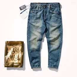 Men's Jeans Cargo Men 's American Worn Looking Washed-out Pants Machete 3D Cutting Denim Trousers