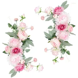 Dekorative Blumen 1 Stück Bogenblume Hochzeit Willkommensschild Wassereckenszene Simulation Blumenkunst Dekor