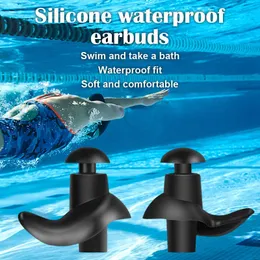 Earplugs Spiral Sile Swimming Sleep Soundproof EarplugsEarplugs Professional Ear Water-Proof Sile Earplugs Anti-Noise Surf P230517