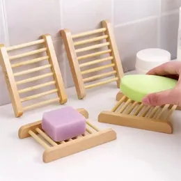 أطباق صابون محمولة جديدة من الخشب الطبيعي صينية تخزين الحمام لوحة حمام المنزل حمام غسل صابون حامل