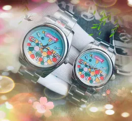 Crime Premium Flowers Colorful SKeleton Dial Watches 41mm 36mm 31mm Mechanical Automatic Movement Time Clock 904L Stainless Steel Women Men leisure watch gifts