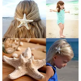إكسسوارات الشعر في أزياء الرأس Summer Sea Starfish 1 PCS Hair Clips Women Nice Star Starffish Sweet Hairpin