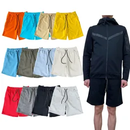 Tekniska fleece män shorts designer sportkläder joggar byxor gym fitness bodybuilding springande manliga svettbyxor