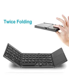 portable mini foldable keyboard Bluetooth Wireless Keyboards with Touchpad Mouse for WindowsAndroidiosTablet ipadPhone9447378