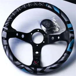 New Style 13inch Deep Dish Racing Car Drift Rally Tuning Steering Wheel With Vertex