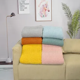 Coperta estiva a maglia sottile Coperta per divano con aria condizionata nordica per il tempo libero Copridivano per letto in famiglia