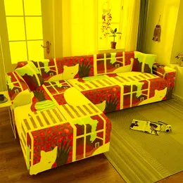 Pokrywa krzesełka elastyczna sofa do pokrowca do salonu na łóżku na łóżku Housse Canape Dangle Plaidchair