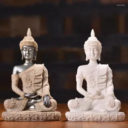 Decorative Figurines Objects & Sandstone Buddha Statue Crafts Bodhisattva Bodhi Sculpture Home Decoration Religious Feng Shui