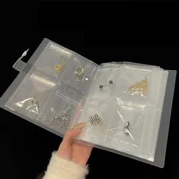 Mensole da bagno antiossidante trasparente per gioielli libro da viaggio organizer per orecchini anello mensola per collana