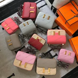 デザイナーラグジュアリー女性フラップバッグオリジナル本物の子牛革製の手作りのハンドバッグイブニングショルダーバッグオレンジボックス10Aトップエンド品質付きクロスボディ財布