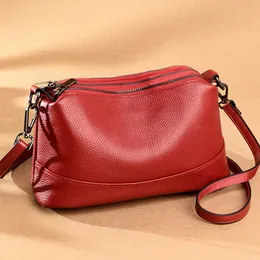 Evening Bags 100% Genuine Leather Handbags Women bags Designer Soft Cowhide Ladies Crossbody Bag Fashion Luxury Female Shoulder Tote bag 230516