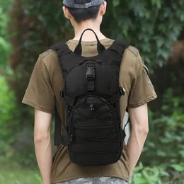 야외 가방 15L Molle Tactical Backpack 800D 옥스포드 군용 하이킹 자전거 배낭 야외 스포츠 사이클링 등반 캠프 가방 군대 XA257D 230516